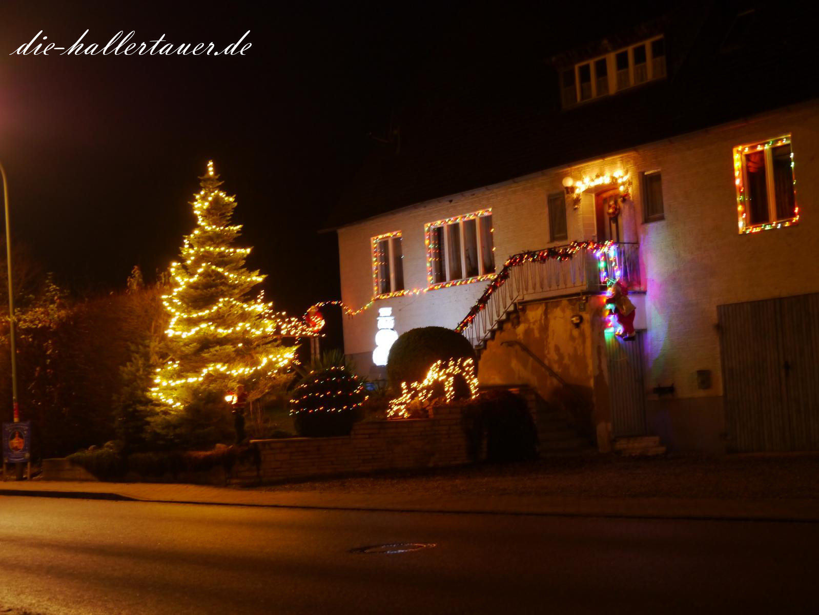 Weihnachtsbeleuchtung in Seyersdorf