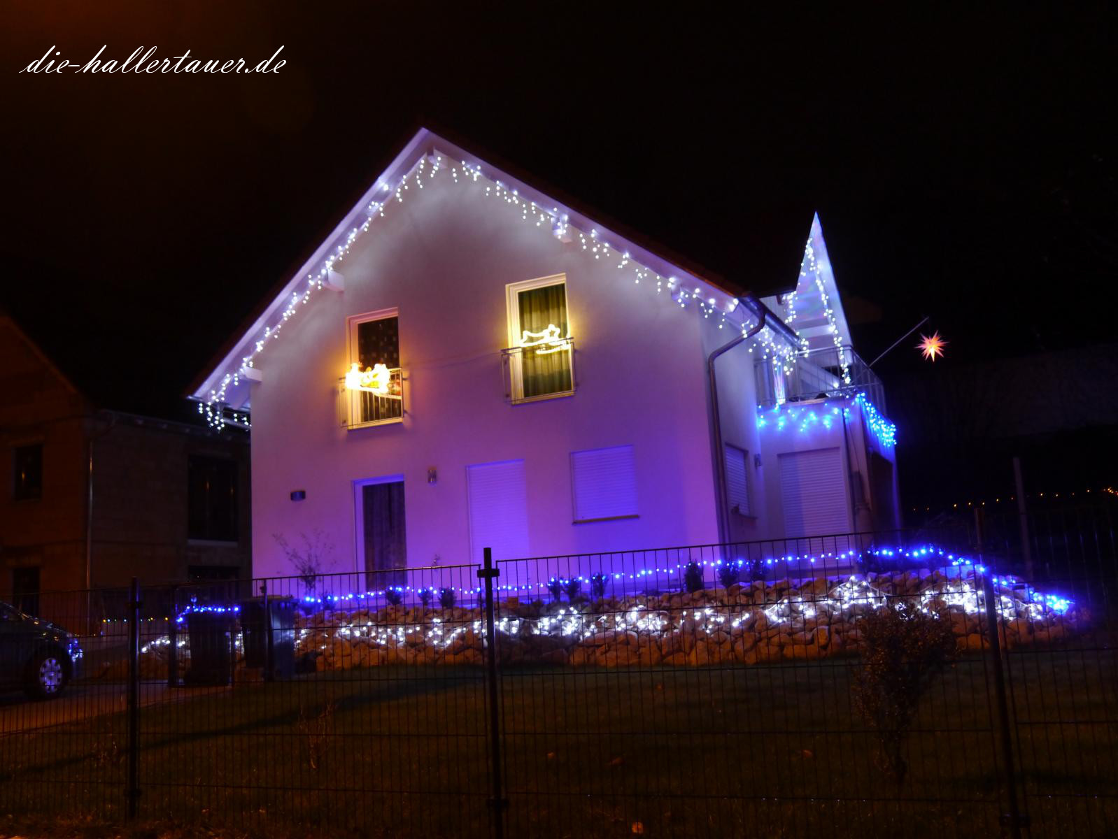 Weihnachtsbeleuchtung in Nandlstadt