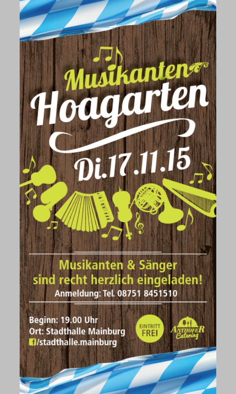 Musikanten Hoagarten in Mainburg